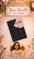 Pink and black cardstock