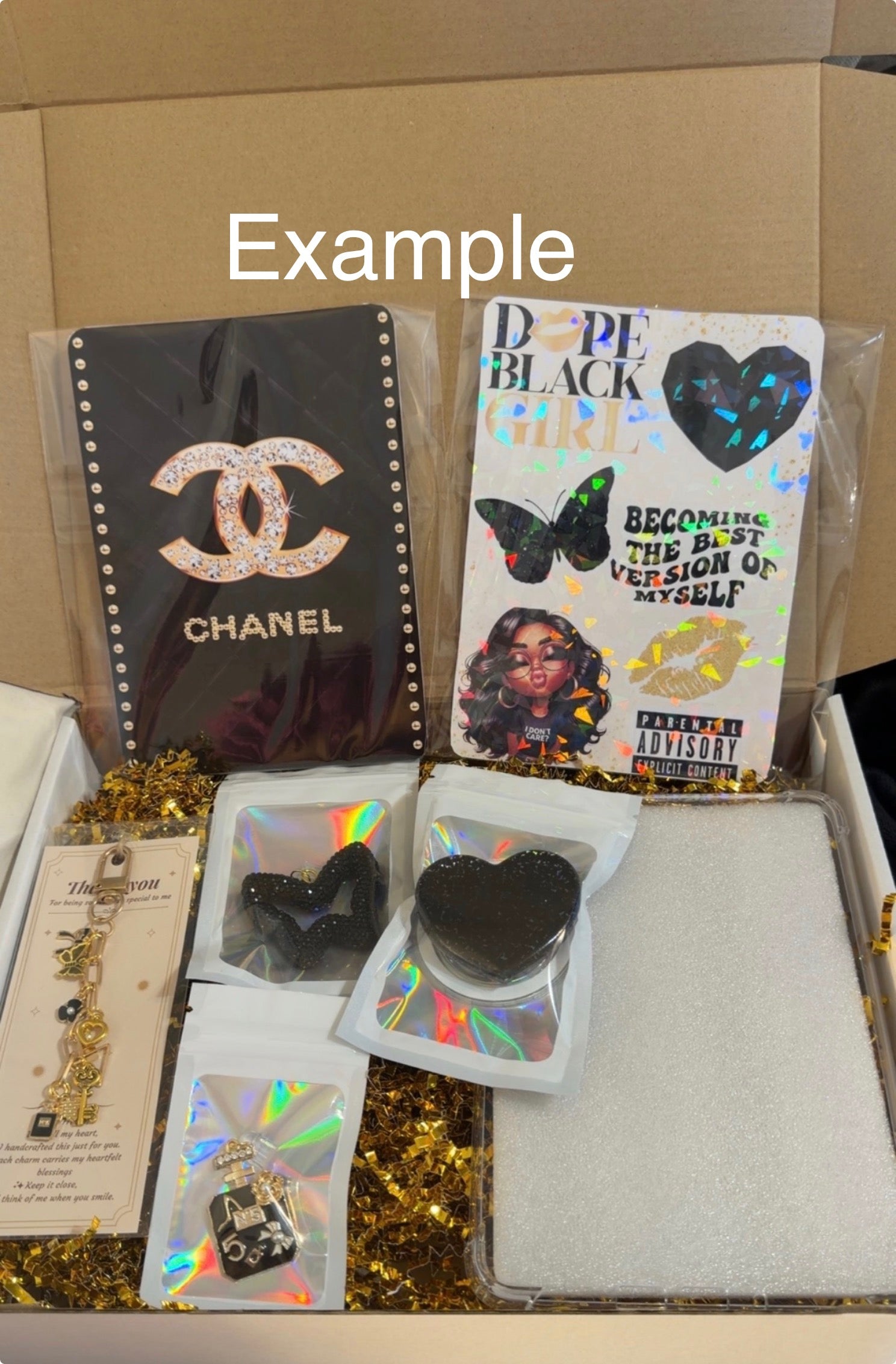 Cozy deluxe box with clear case