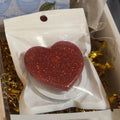 Red glitter phone grip